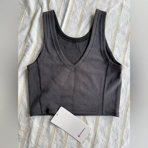 Lululemon Ribbed Softstreme Cropped Tank
